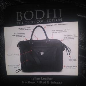 New Bodhi Italian leather macbook/ipad briefcase